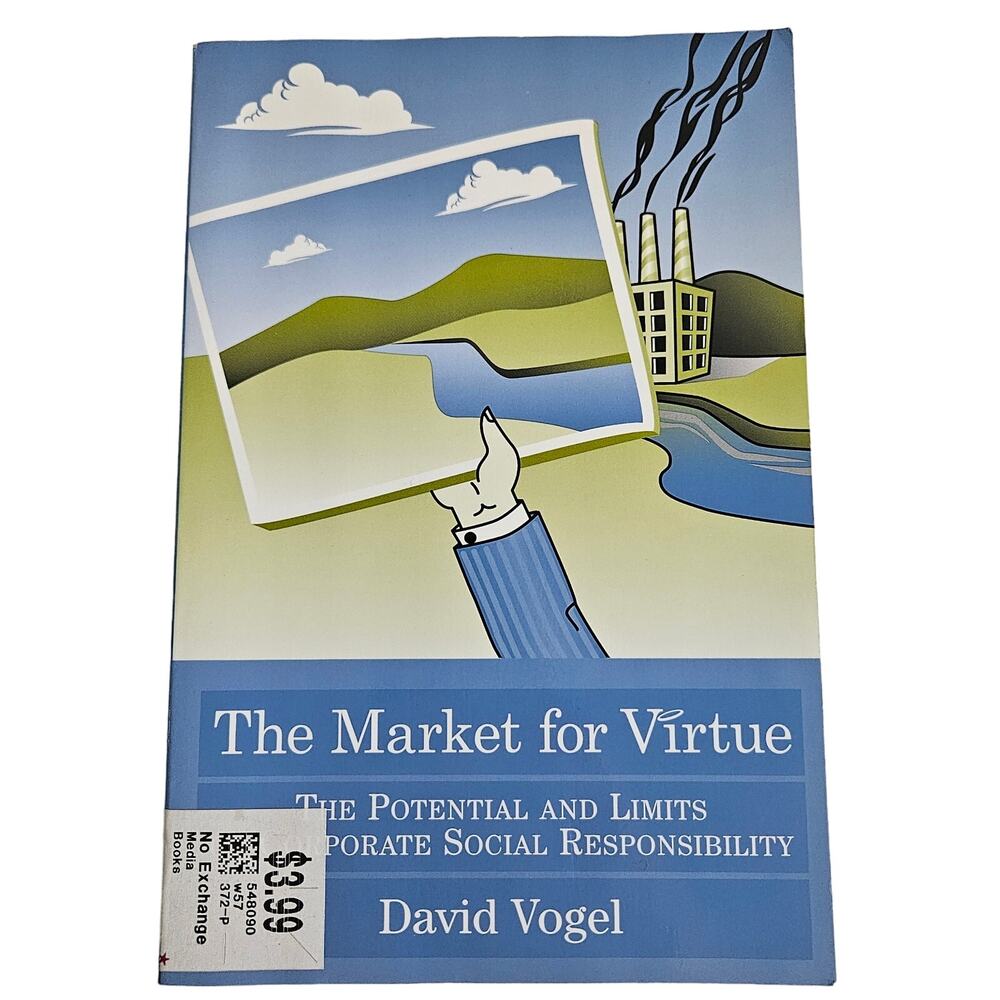 The Market For Virtue By David Vogel Softcover Book Corporate Social Business